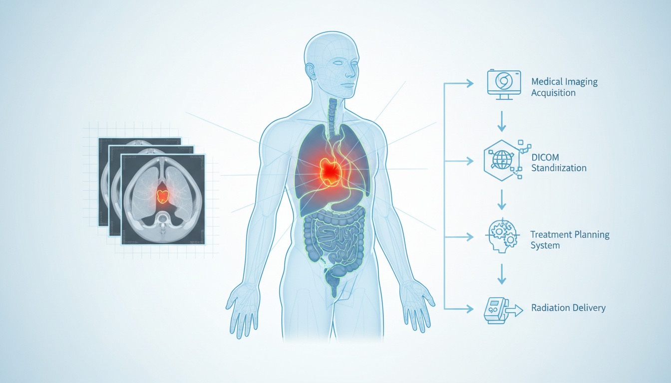 Hoe stralingsplanning werkt met DICOM-beelden - Gemaakt door PostDICOM